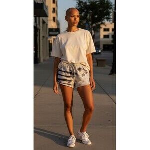 Z Supply camouflage drawstring womens shorts Large quiet quality summer